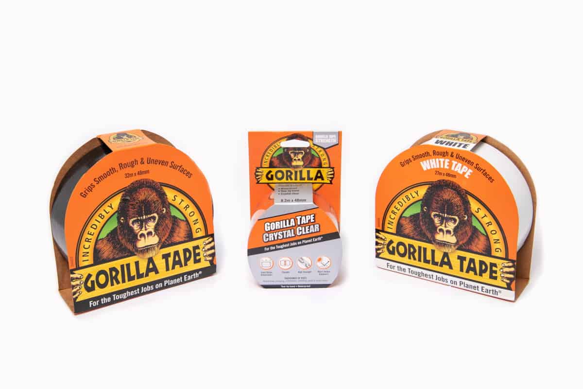 Gorilla 10m White Tape